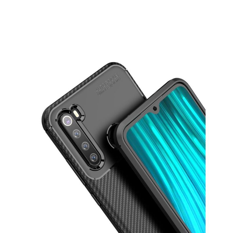 Coque Xiaomi Redmi Note 8 2021 / 2019 style fibre de carbone