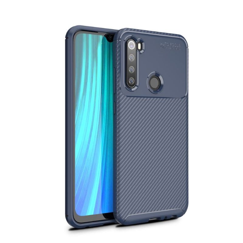 Coque Xiaomi Redmi Note 8 2021 / 2019 style fibre de carbone