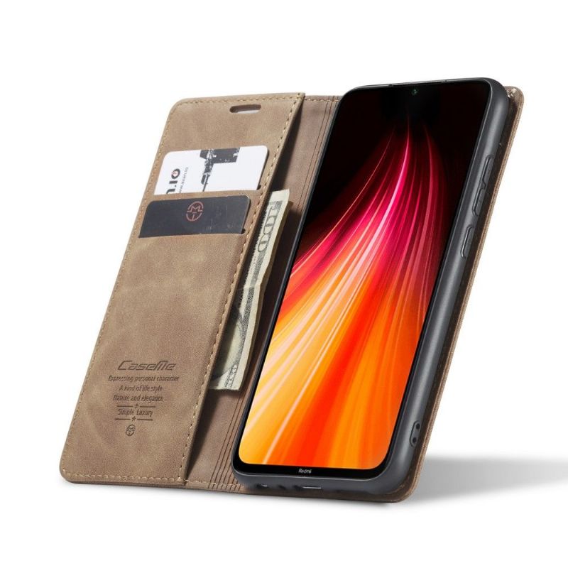 Housse Xiaomi Redmi Note 8 2021 / 2019 Golias imitation cuir rétro