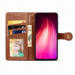 Housse Xiaomi Redmi Note 8 2021 / 2019 Indila Simili Cuir Porte Cartes