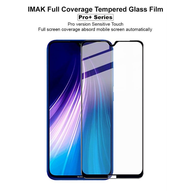 Protection d’écran Xiaomi Redmi Note 8 2021 / 2019 en verre trempé full size