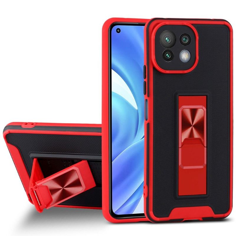 Coque Xiaomi 11 Lite 5G NE, Mi 11 Lite 4G, 5G Bicolore avec support