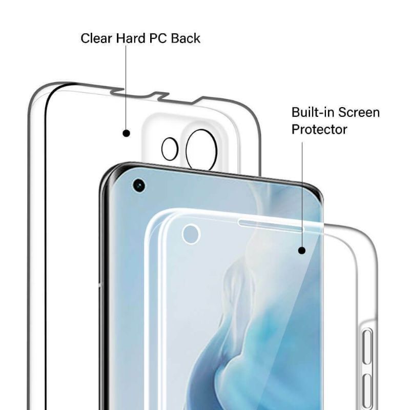 Coque Xiaomi 11 Lite 5G NE / Mi 11 Lite / Lite 5G Avant et Arrière Transparent