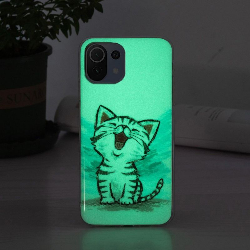 Coque Xiaomi 11 Lite 5G NE / Mi 11 Lite / Lite 5G Fluorescente Chat content