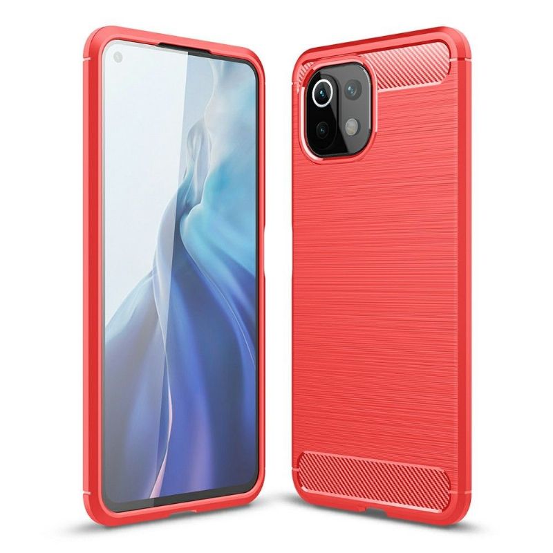 Coque Xiaomi 11 Lite 5G NE / Mi 11 Lite / Mi 11 Lite 5G en Silicone Effet Brossé