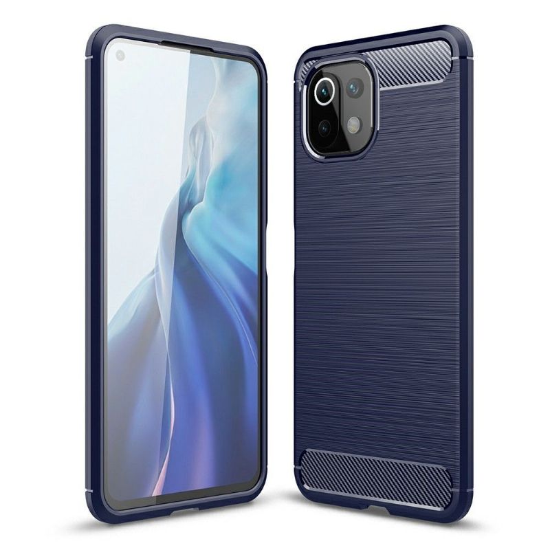 Coque Xiaomi 11 Lite 5G NE / Mi 11 Lite / Mi 11 Lite 5G en Silicone Effet Brossé