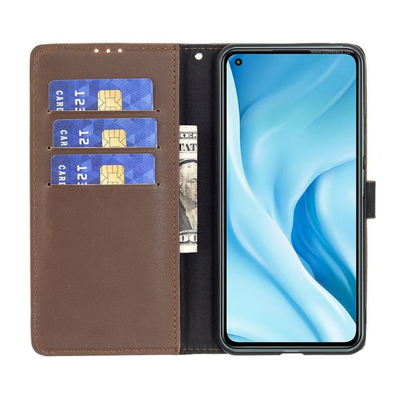 Étui Xiaomi 11 Lite 5G NE / Mi 11 Lite / Lite 5G folio simili cuir rétro