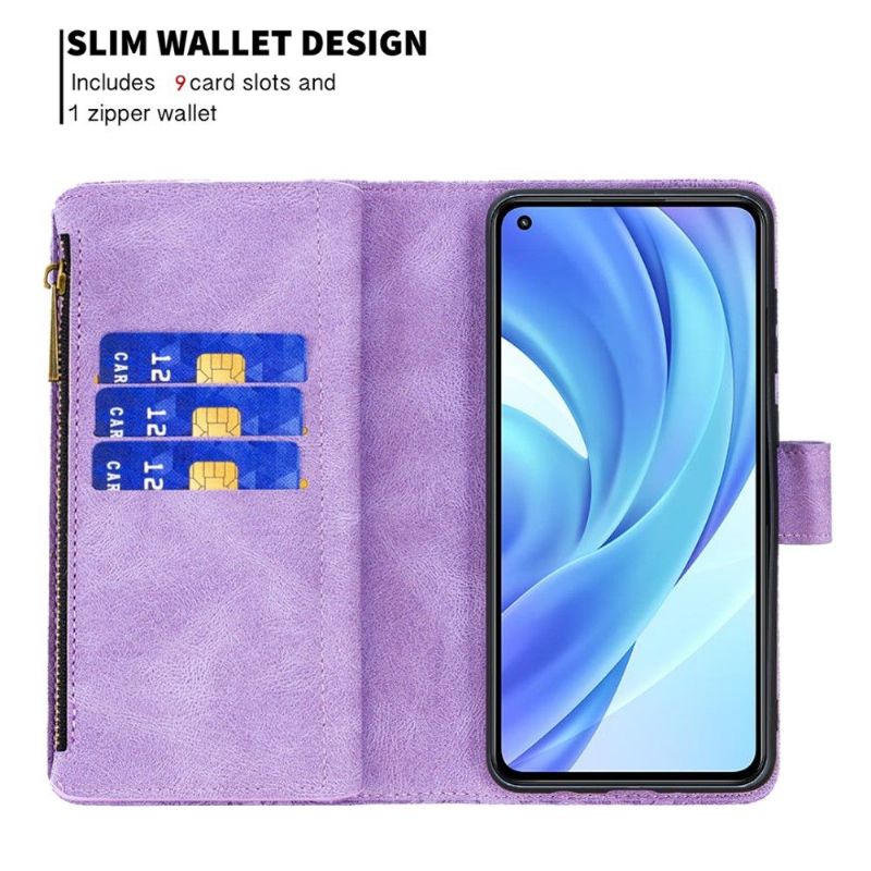 Housse portefeuille Xiaomi 11 Lite 5G NE / Mi 11 Lite / Lite 5G papillon volant