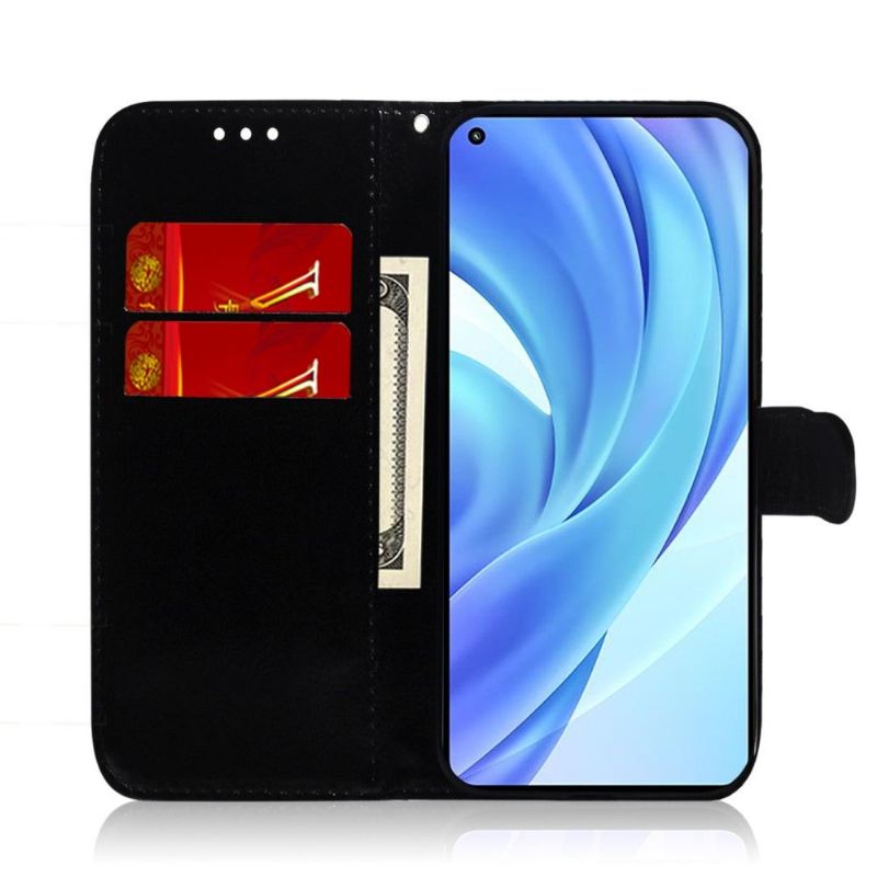 Xiaomi 11 Lite 5G NE / Mi 11 Lite / 5G - Housse simili cuir effet miroir