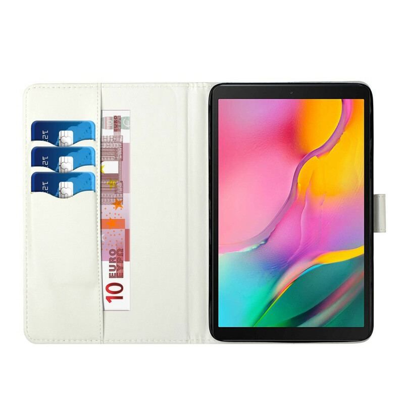 Housse Samsung Galaxy Tab S8 Plus / S7 Plus Tour Eiffel Florale