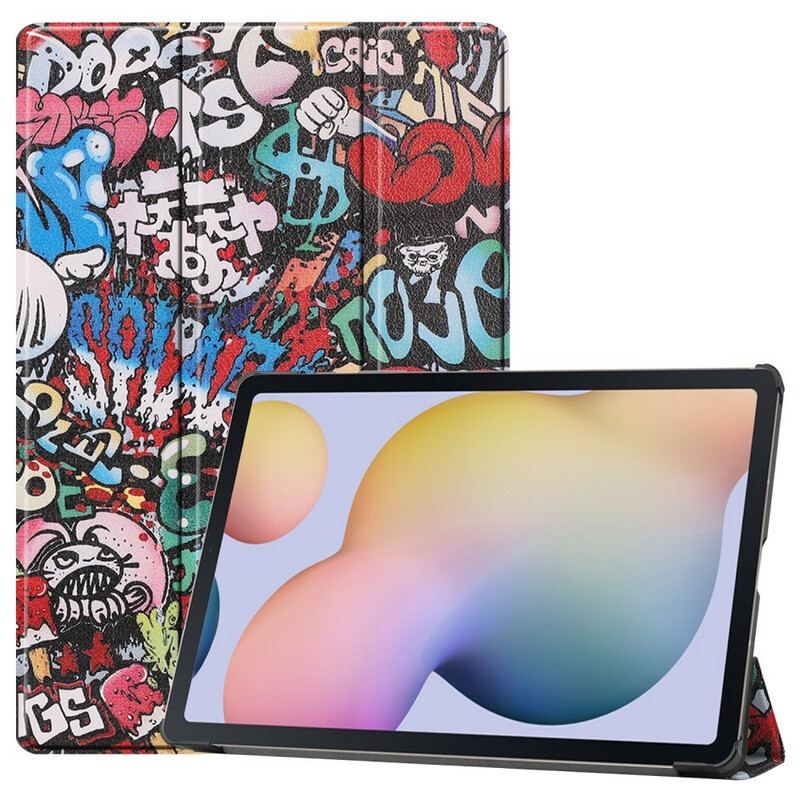 Smart Case Samsung Galaxy Tab S8 Plus / S7 Plus Renforcée graffitis