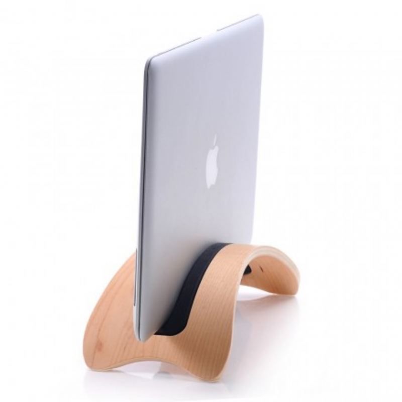 Support BookArc en Bois Naturel pour MacBook