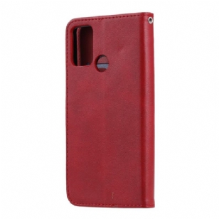 Housse Honor 9A Zipper Pocket Fonction Support