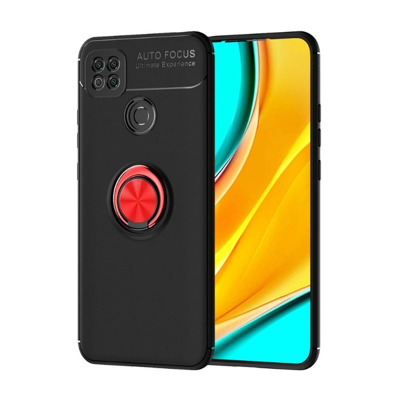 Coque Xiaomi Redmi 9C silicone avec support rotatif