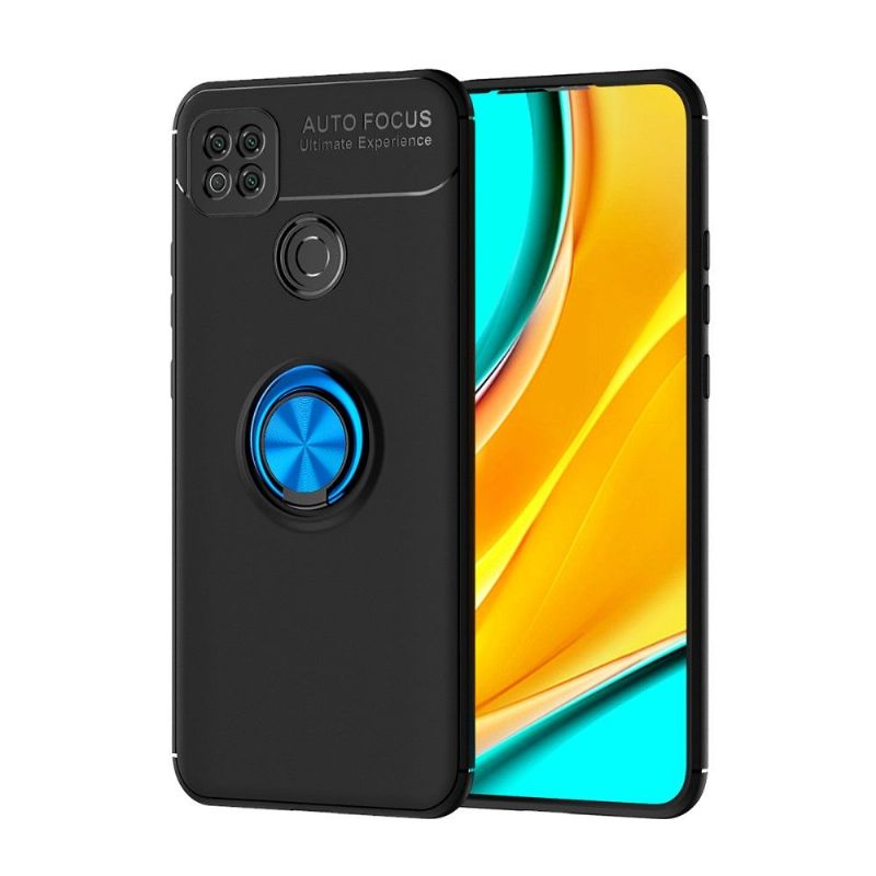 Coque Xiaomi Redmi 9C silicone avec support rotatif