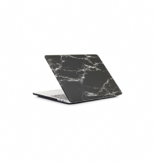 MacBook Air 13 pouces 2018 - Coque imprimée marbre - Noir / Blanc