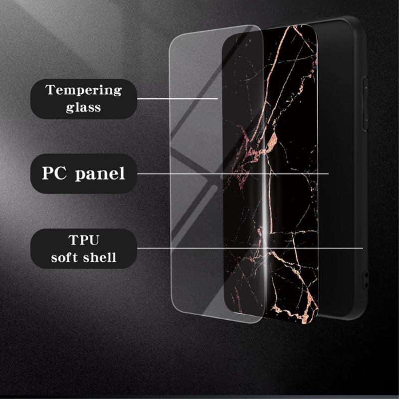 Coque Realme 12 Pro 5G / 12 Pro Plus 5G Verre Trempé Marbre