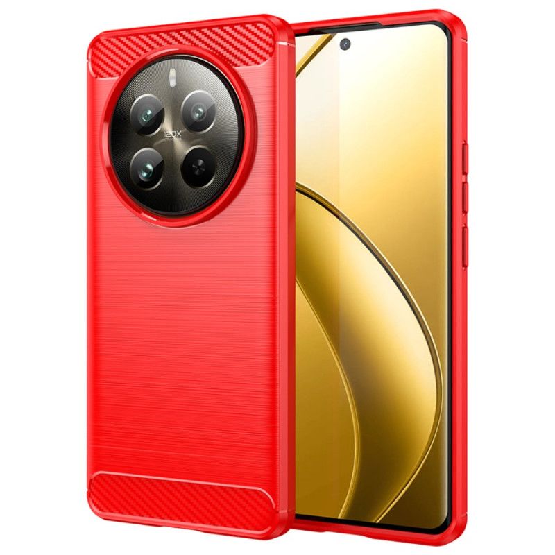 Coque Realme 12 Pro / 12 Pro Plus Fibre Carbone Brossée