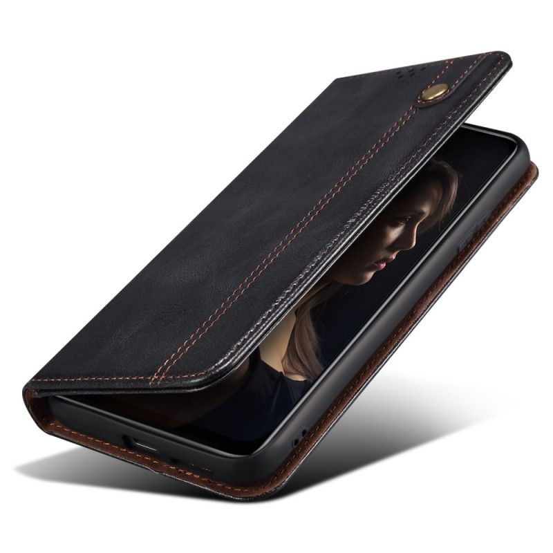 Flip Cover Realme 12 Pro / 12 Pro Plus Simili Cuir Ciré