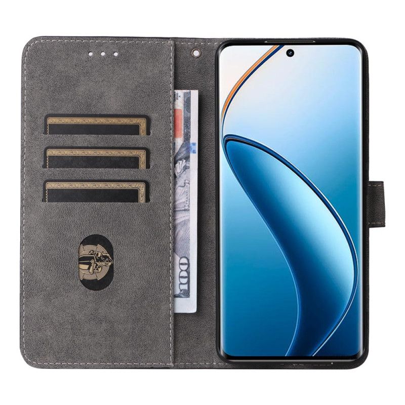 Housse Realme 12 Pro / 12 Pro Plus avec blocage RFID et Lanière