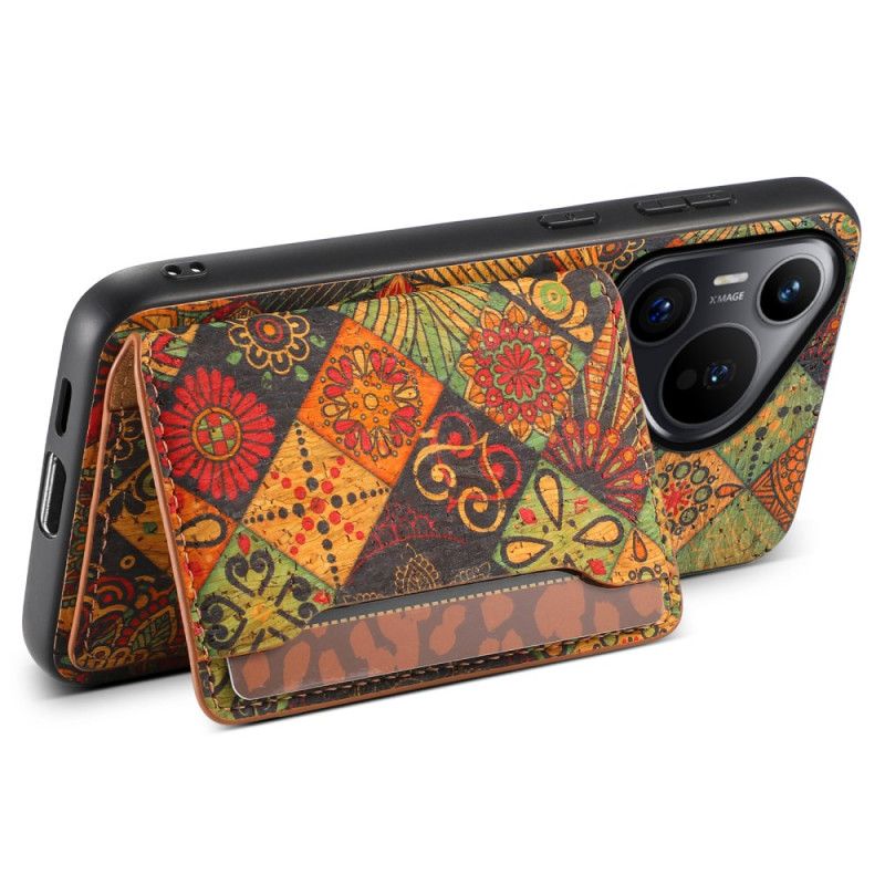 Coque Huawei Pura 70 Porte-Cartes Florale