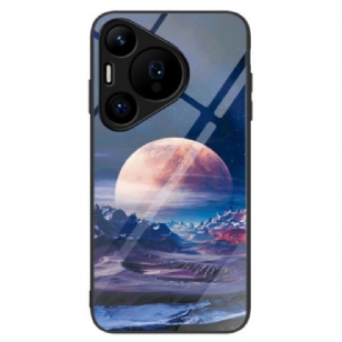 Coque Huawei Pura 70 Verre Trempé Planète Blanche