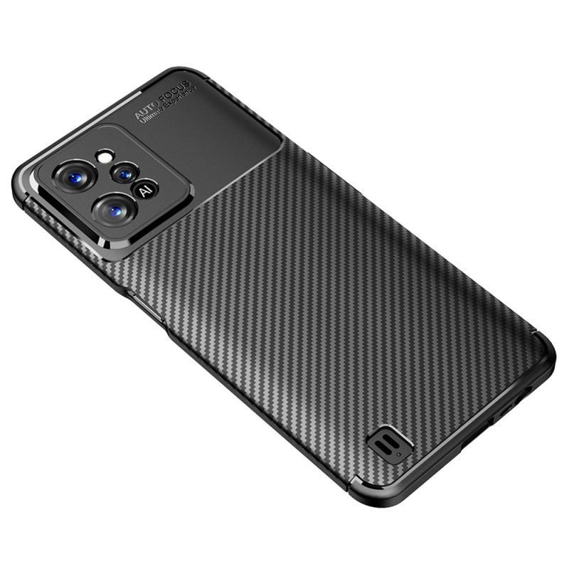 Coque Realme C31 Flexible Fibre Carbone