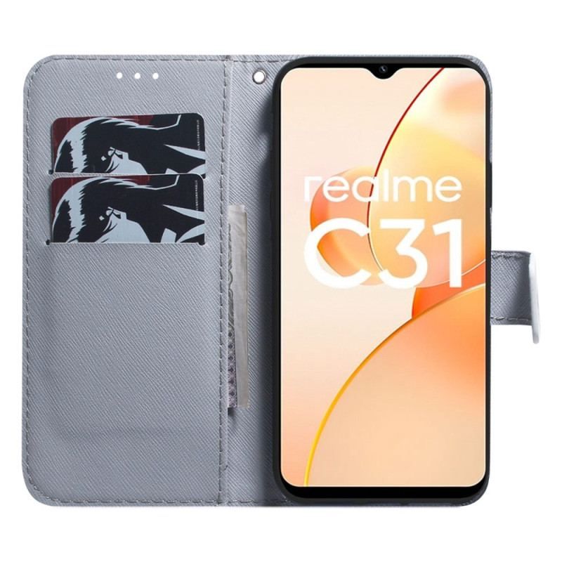 Housse Realme C31 Tête de Loup