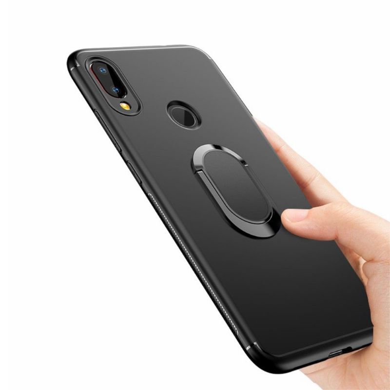 Xiaomi Redmi Note 7 - Coque effet mat avec support magnétique