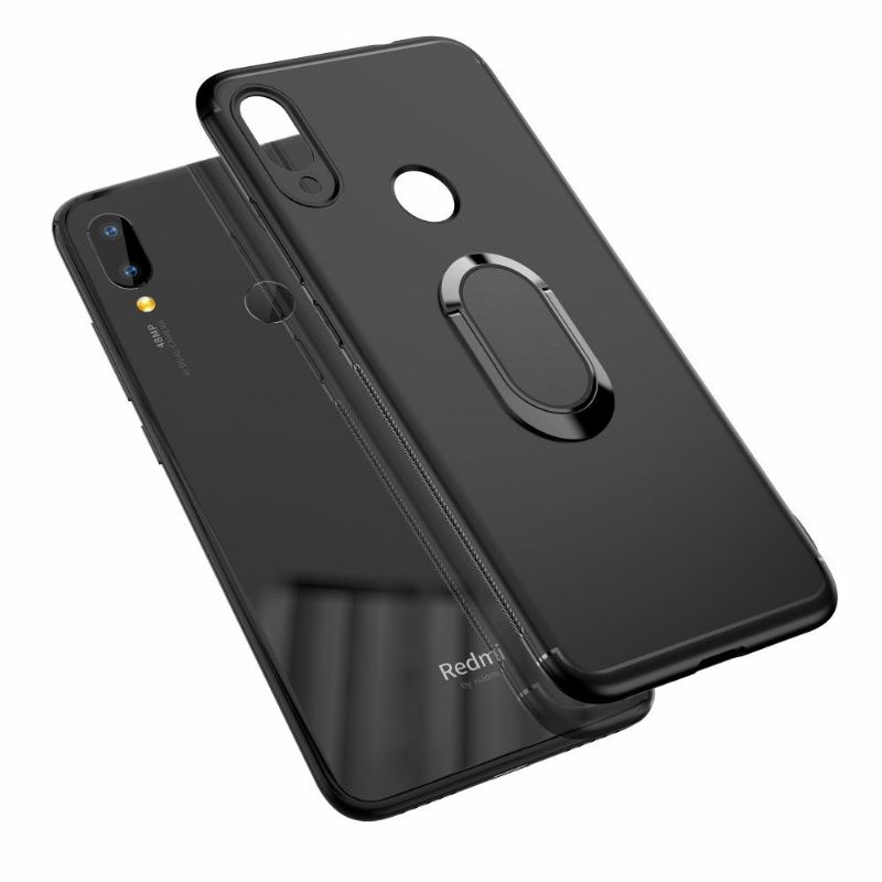 Xiaomi Redmi Note 7 - Coque effet mat avec support magnétique