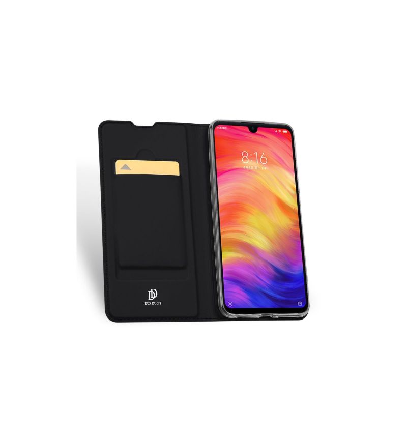 Xiaomi Redmi Note 7 - Étui Business imitation cuir