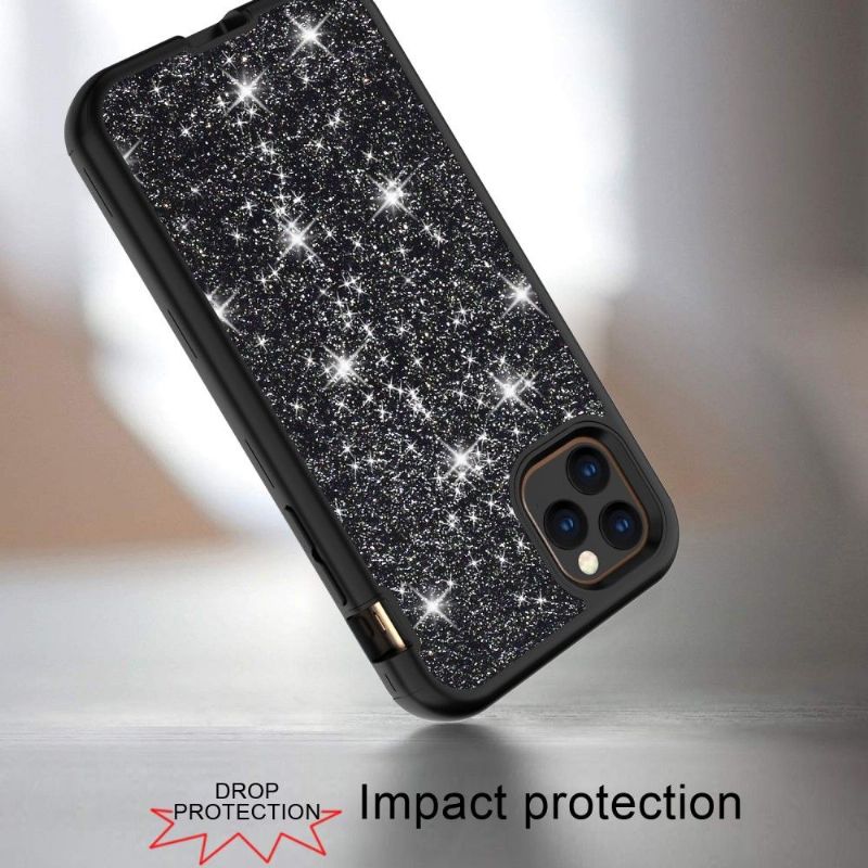 Coque iPhone 11 Pro Max Hybride Antichoc Paillettes