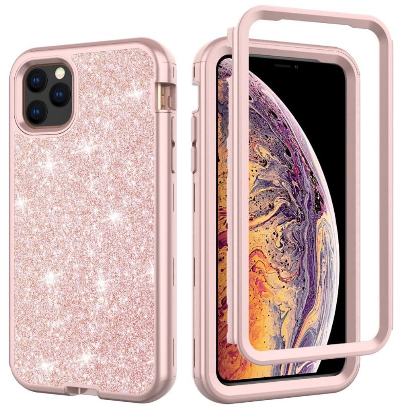 Coque iPhone 11 Pro Max Hybride Antichoc Paillettes