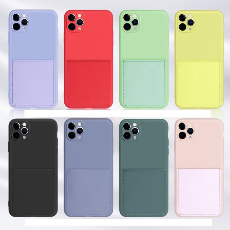 Coque iPhone 11 Pro Max Mia silicone porte carte