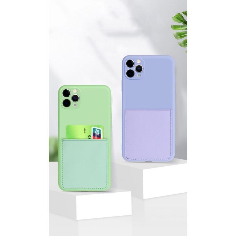 Coque iPhone 11 Pro Max Mia silicone porte carte