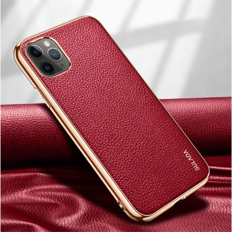 Coque iPhone 11 Pro Max SULADA effet cuir grainé