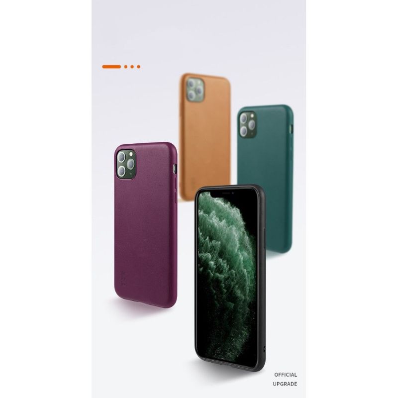 Coque iPhone 11 Pro Max X-LEVEL imitation cuir