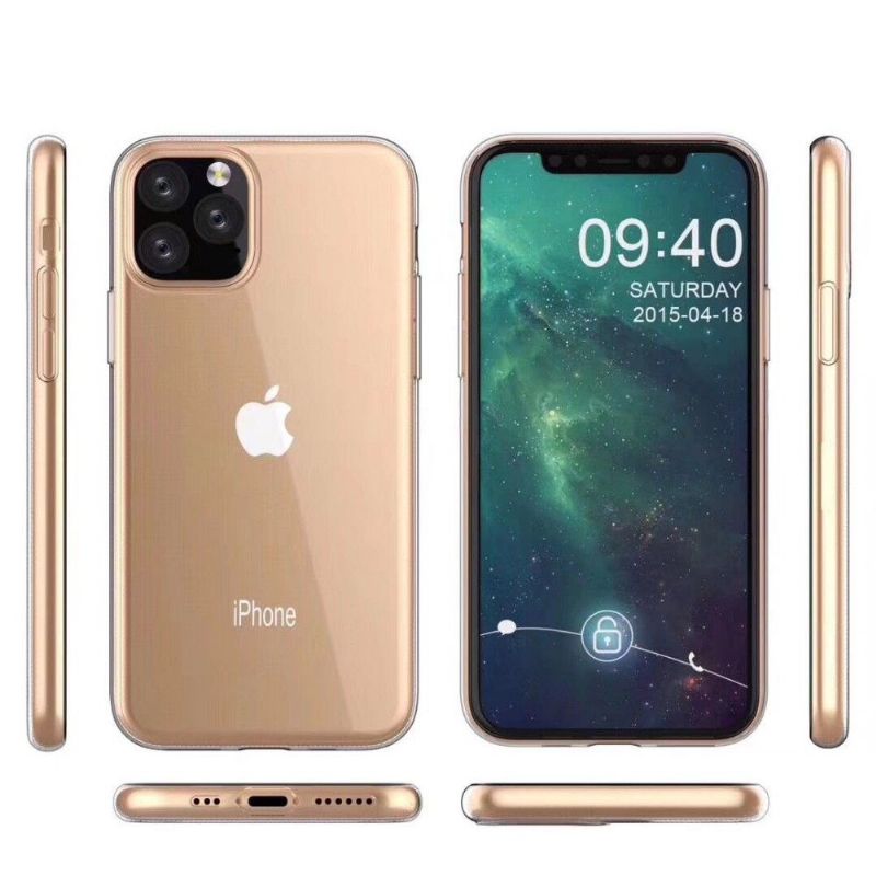 Coque transparente silicone pour iPhone 11 Pro Max