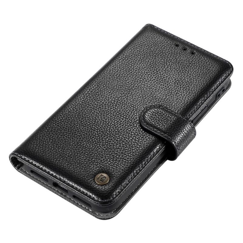 Housse iPhone 11 Pro Max KAIYUE Cuir Véritable - Noir