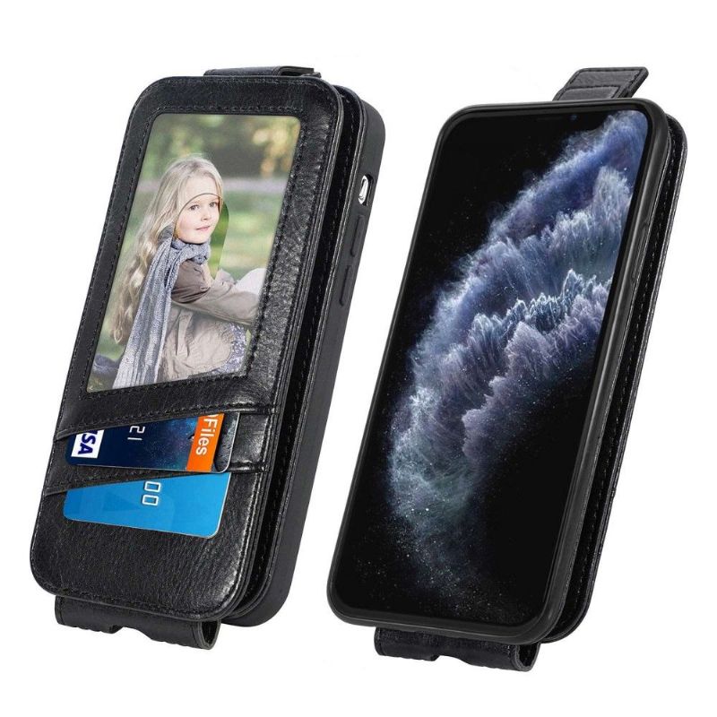 Housse pour iPhone 11 Pro Max Rabat Vertical Porte-Cartes