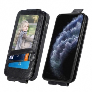 Housse pour iPhone 11 Pro Max Rabat Vertical Porte-Cartes