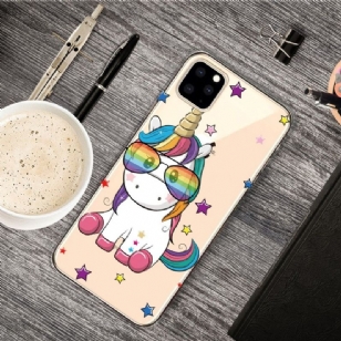 iPhone 11 Pro Max - Coque Licorne avec lunettes