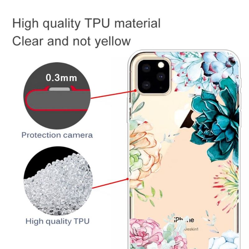 iPhone 11 Pro Max - Coque variété de fleurs