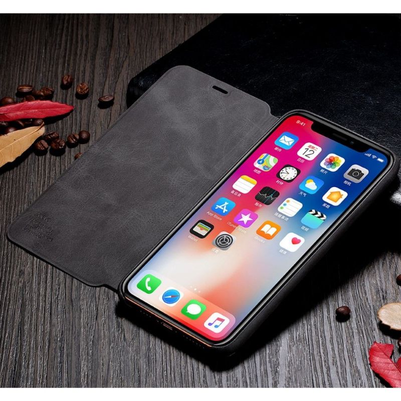 iPhone 11 Pro Max - Housse X-LEVEL style cuir