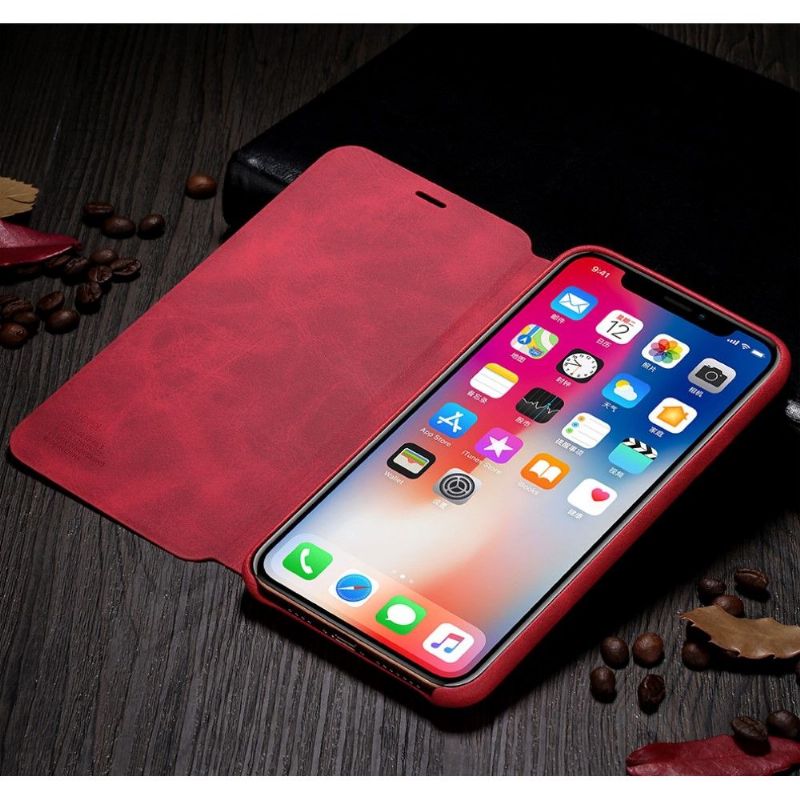 iPhone 11 Pro Max - Housse X-LEVEL style cuir