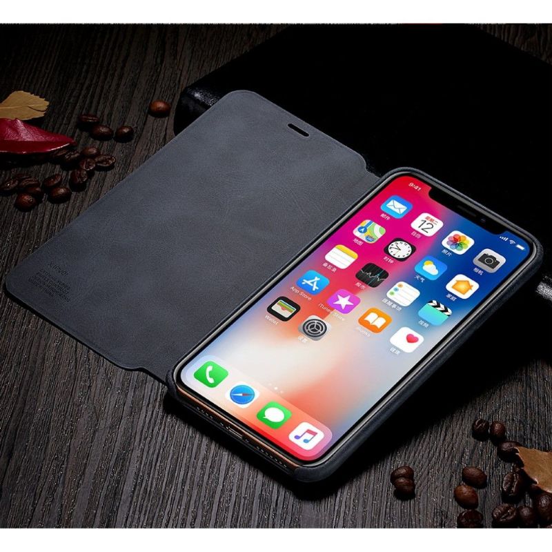 iPhone 11 Pro Max - Housse X-LEVEL style cuir