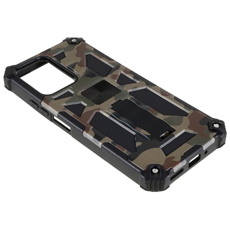 Coque Xiaomi Redmi Note 12/Poco X5 5G Camouflage Support Amovible