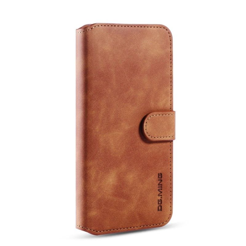 Housse Xiaomi Redmi 8 DG MING Rétro Style Cuir