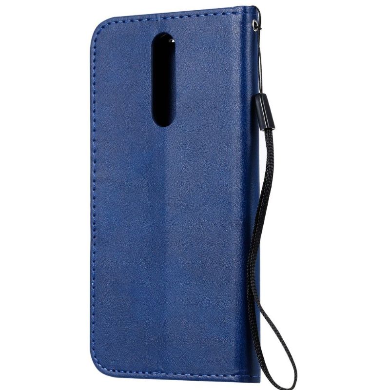 Xiaomi Redmi 8 - Housse Sylvette simili cuir avec lanière