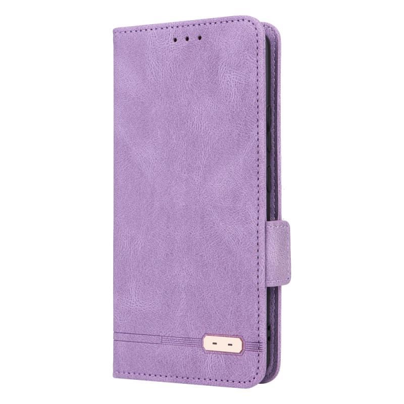 Flip Cover Moto G73 5G Texture Cuir